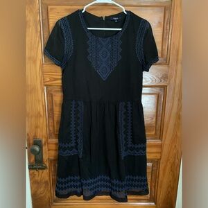 MADEWELL AUGUSTINE EMBROIDERED DRESS SIZE 8